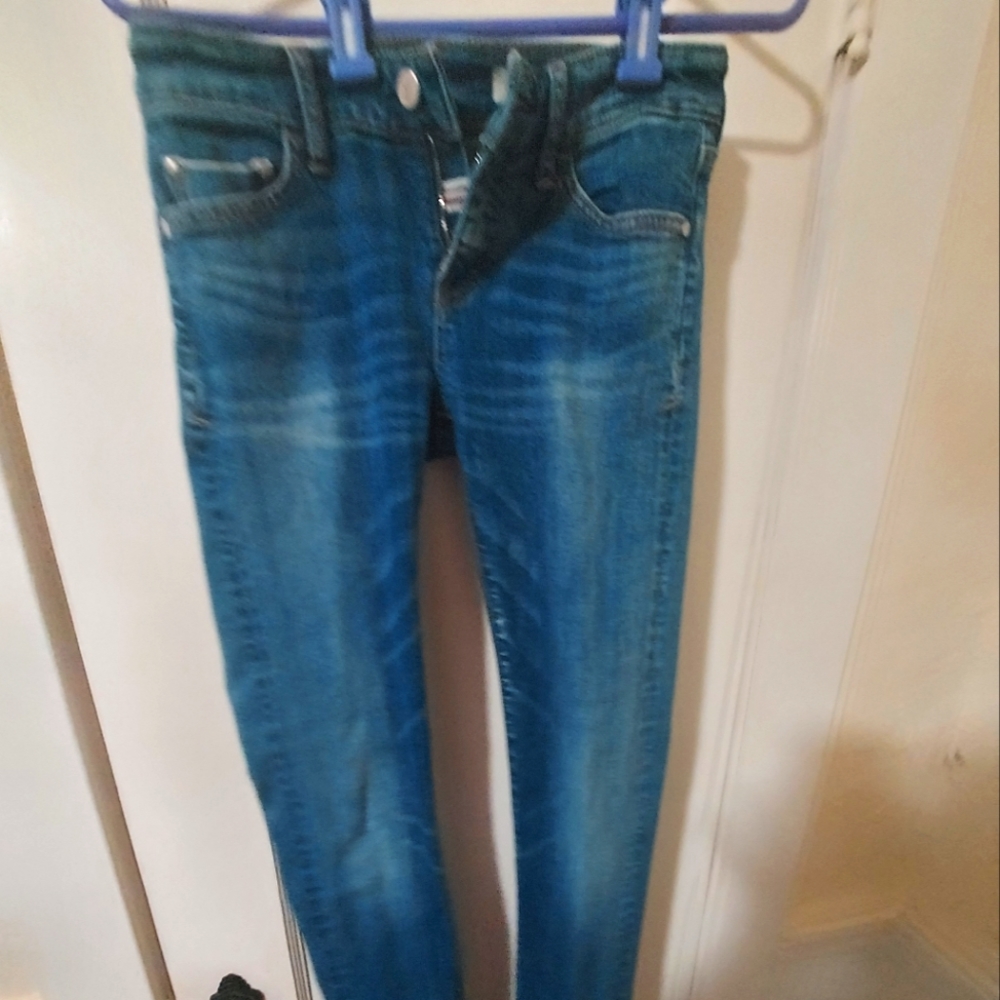 * Size 26 Pilcro and the Letterpress Blue Jeans